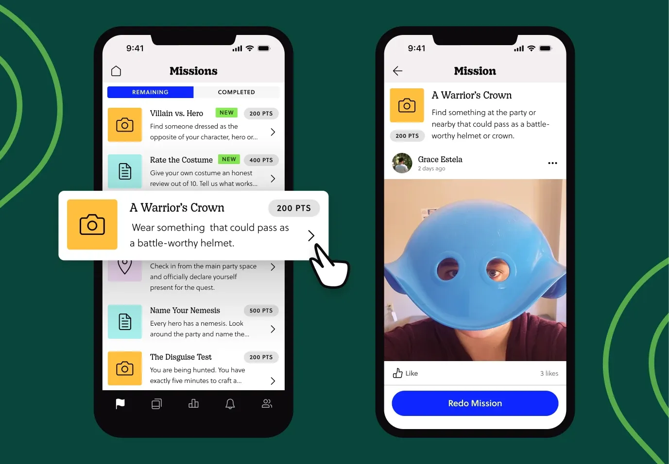 a Goosechase scavenger hunt