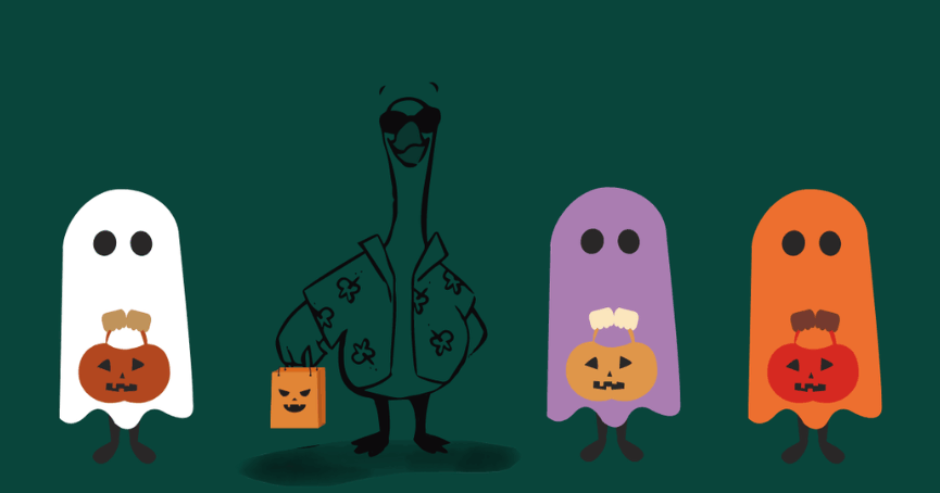 3 ghosts and a goose walk into a bar
