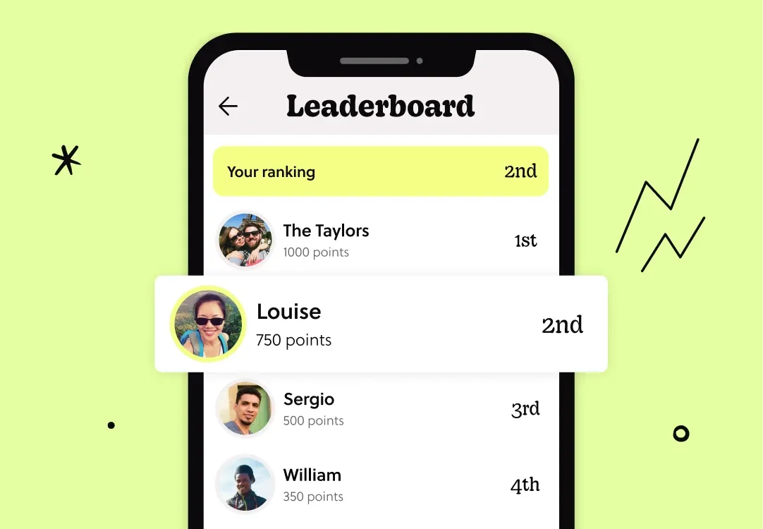 See where you soar and track every point as the competition unfolds