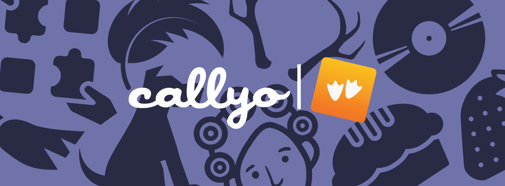 Callyo and a duck print logo