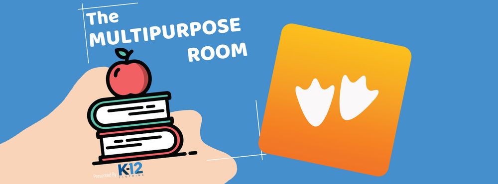 Text reading the Multipurpose Room with the Goosechase logo