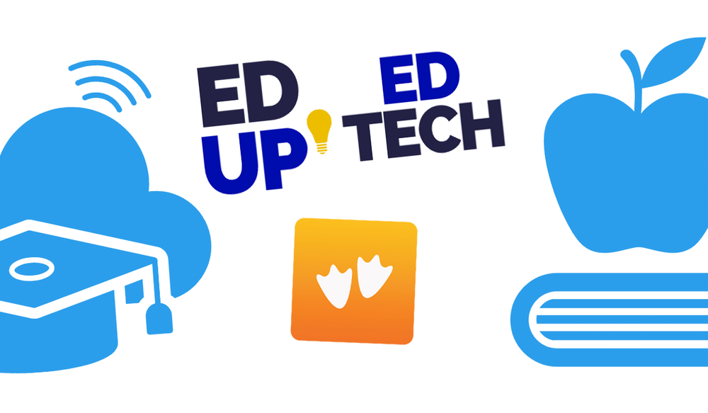 Image text: EdUp EdTech with Goosechase logo