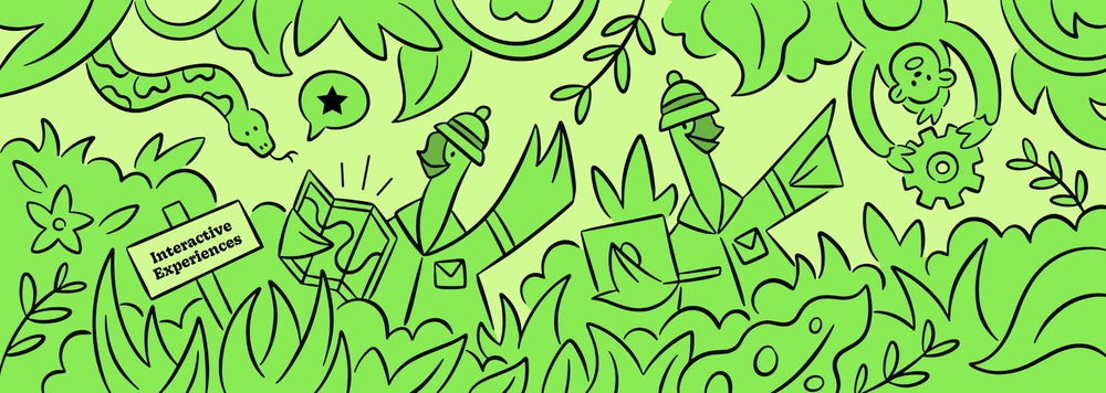 Two geese in a forest of app reviews