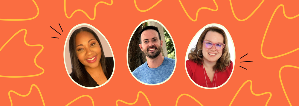 Nadia Johnson, Andrew Cross, and Holly Owens