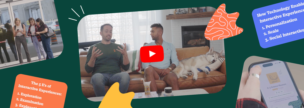 Andrew Cross and Alyshahn-Kara sitting on a couch beside a sleeping dog