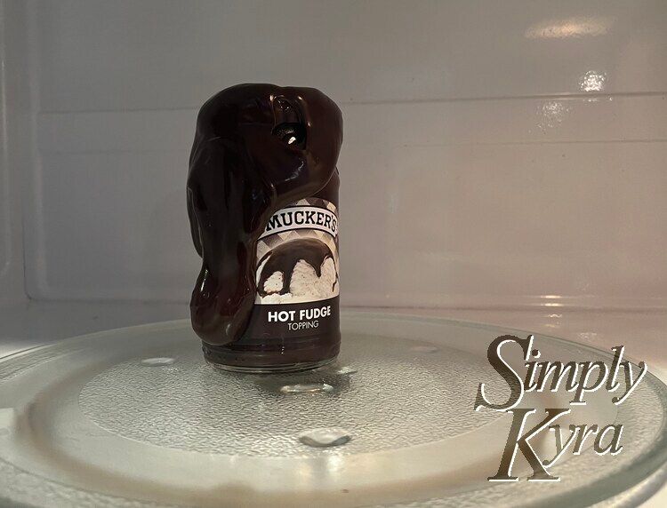 There’s a fine line between not warm enough to pour and overflowing. 