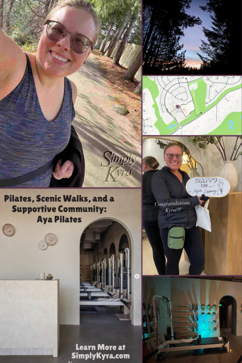 Pinterest geared image showing my post title, images from below, and my main URL.