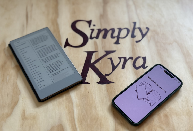 Image of the credentials open on the Paper Pro Move next to my start screen on my phone. 