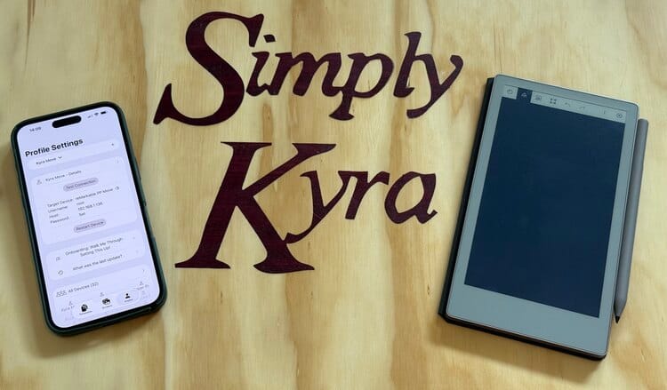 Image of the app showing the Move information next to my black templated Move. 