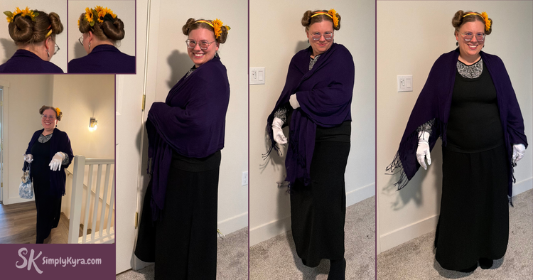 Various other photos including closeup of the back of my head and the buns.