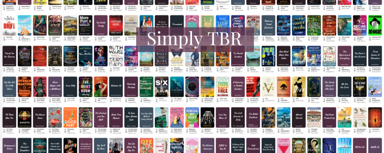 Grid of 150 book covers with the top and bottom rows cut off hinting at many more above and below.