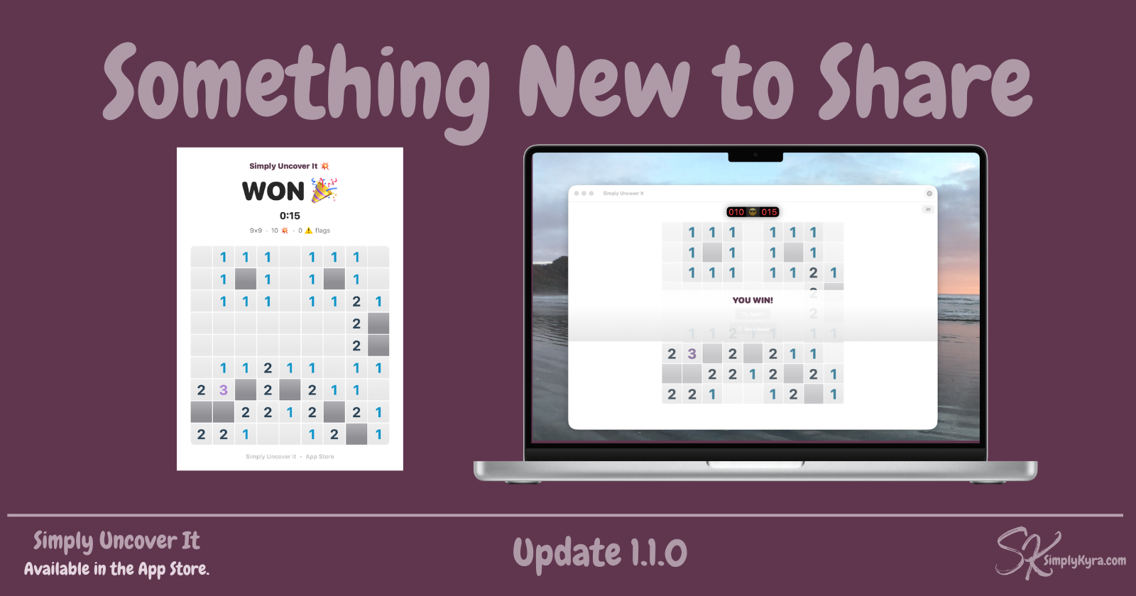 Simply Uncover It: Something New to Share