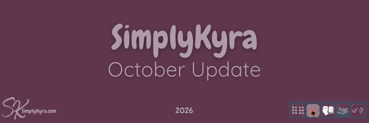 SimplyKyra Monthly Overview: September 2026