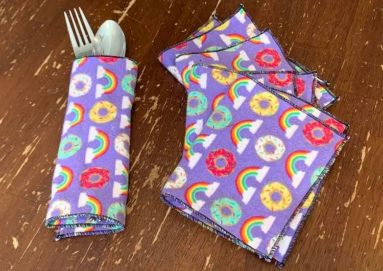 Quick and Simple Fabric Napkins with Your Serger