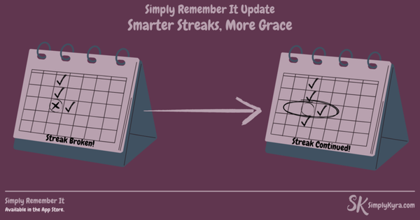 Simply Remember It Update: Smarter Streaks, More Grace
