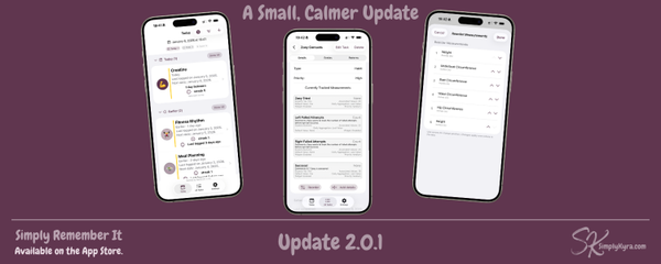 Simply Remember It 2.0.1: A Small, Calmer Update