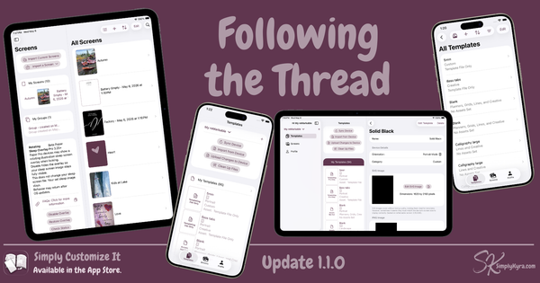Simply Customize It 1.1.0: Following the Thread