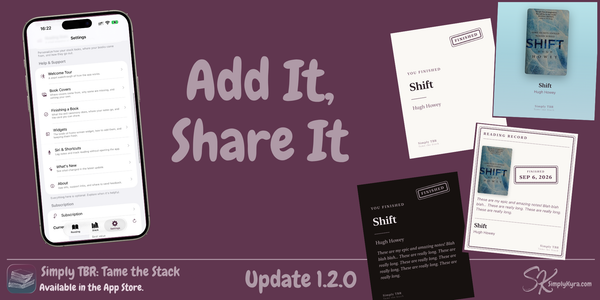 Simply TBR 1.2.0: Add It, Share It