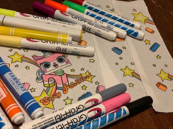 Creating Your Own Woven Panels With Fabric Markers