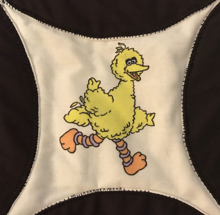 Big Bird from Sesame Street.