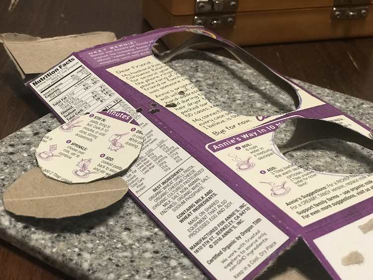 Overall I cut out two circles so I had in total four when I was done since it was doubled up.