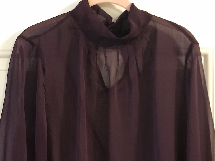 Front of the finished blouse.