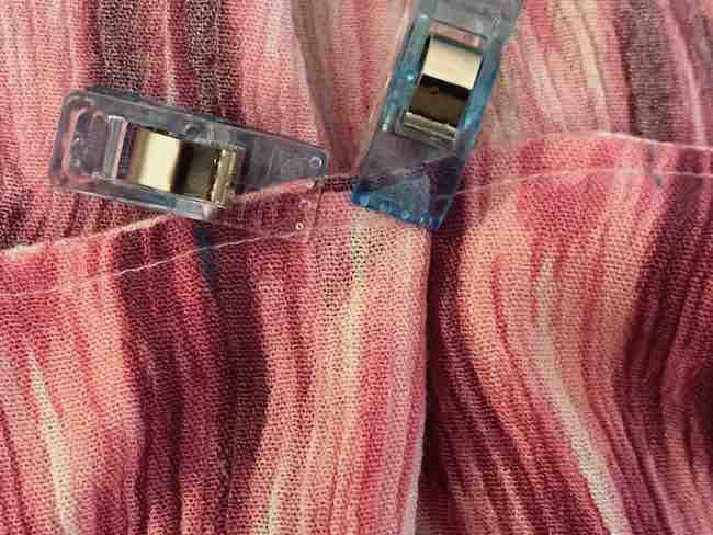 And then clip the other side down.