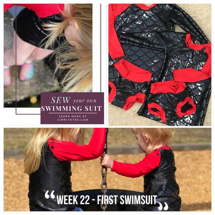 Photos of the hacked raglan top and scrundlewear bottoms.