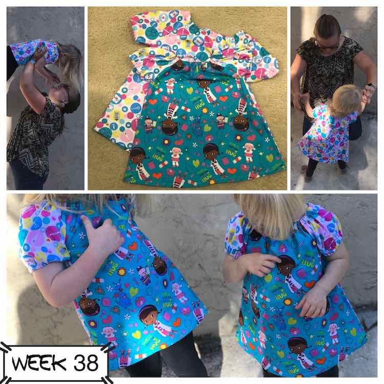 Lots of views of my kids and mine Olivia top.