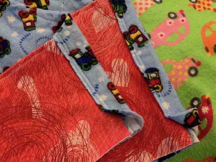 Both finished bodices waiting for the skirt.