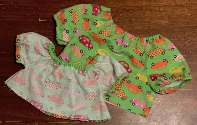 Finished Olivia nightgown bodices.