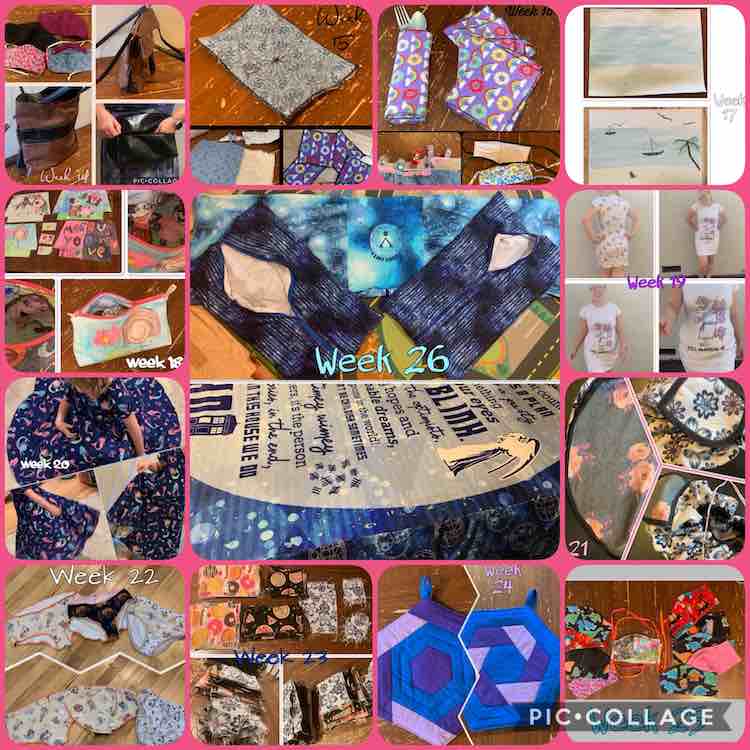 Image shows a collage of thirteen of the above collages in one picture.