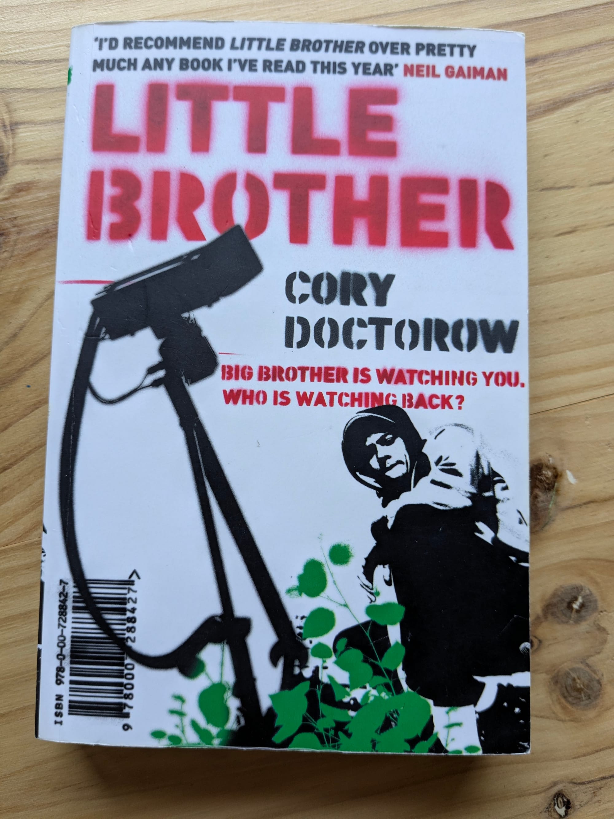 Little Brother by Cory Doctorow, book cover