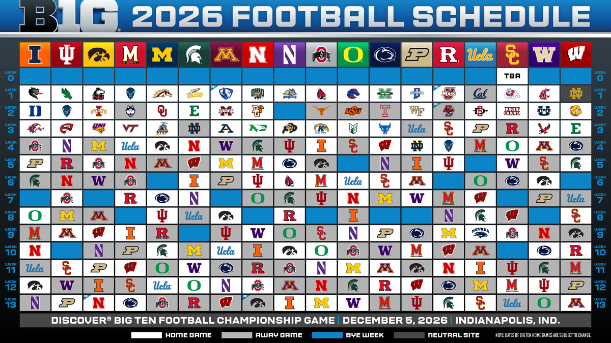 Finally, A Schedule