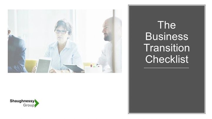 Business transition process & leadership succession planning