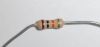 Photo of a resistor