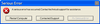 Error message screenshot