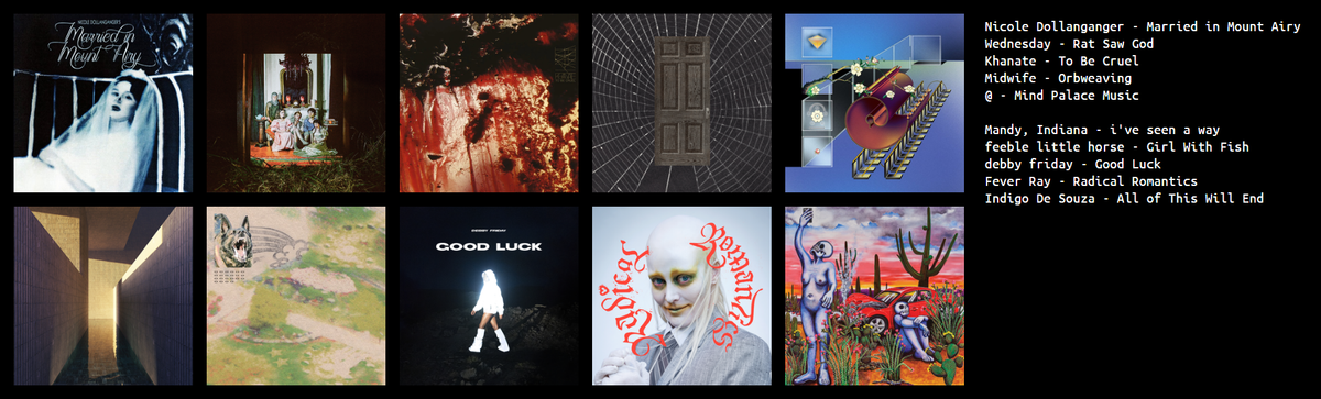 10 Albums for 2023 (so far)