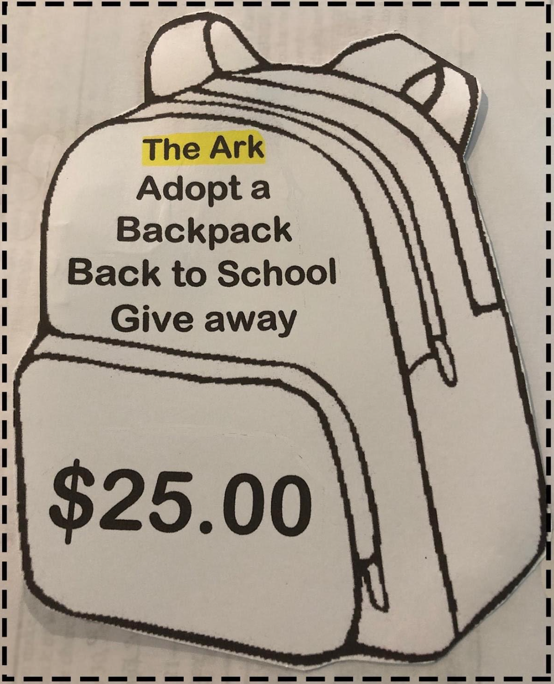 The Ark to hold South Cheatham school supply give away