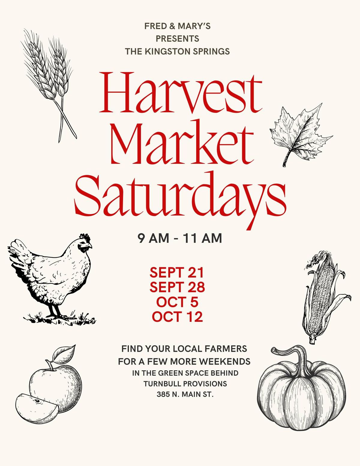 Fred & Mary’s extends farmer’s market season