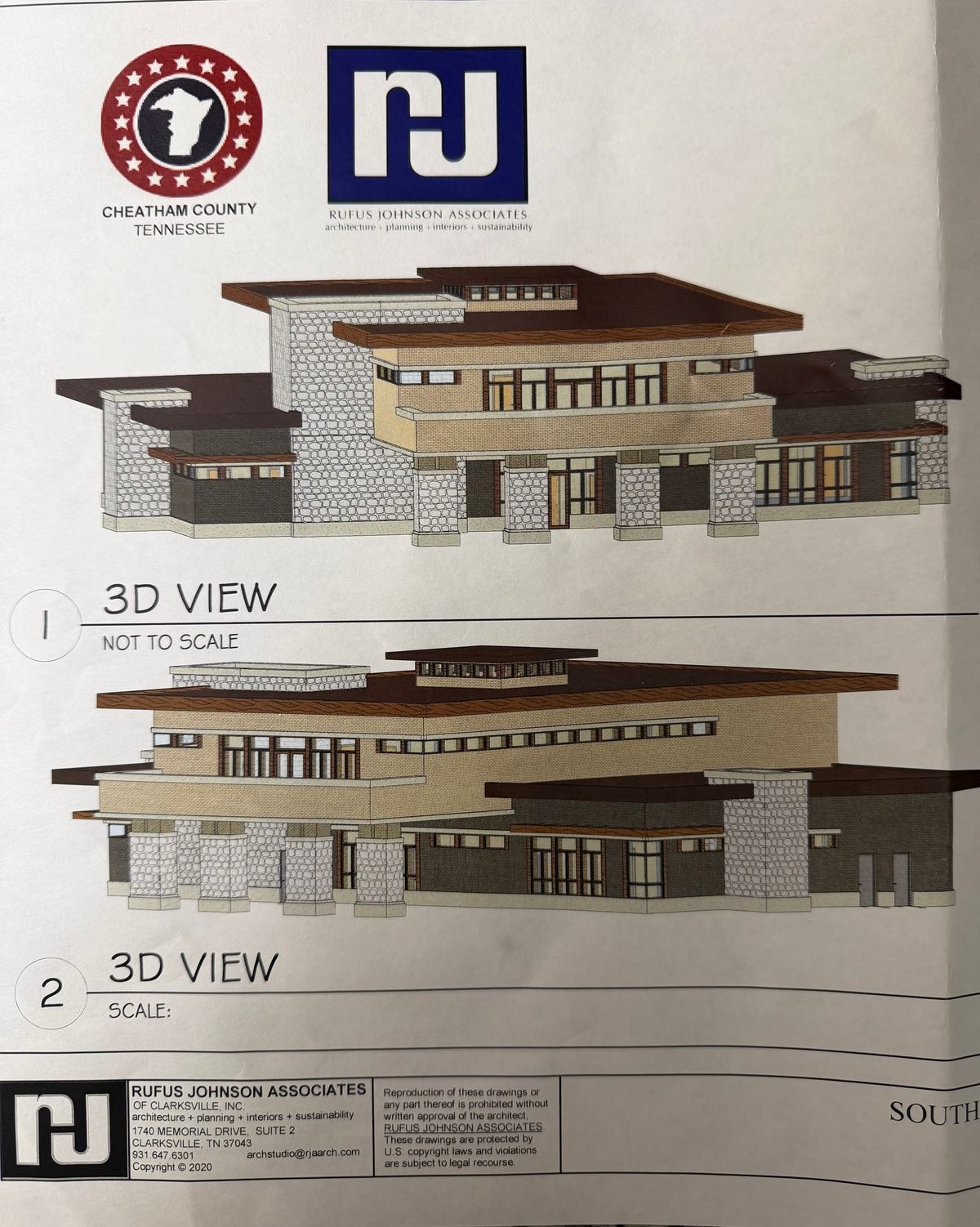 First renderings of proposed Kingston Springs library revealed