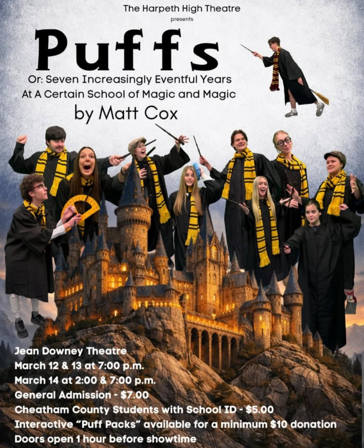 Harpeth High School to stage comedy “Puffs” March 12–14
