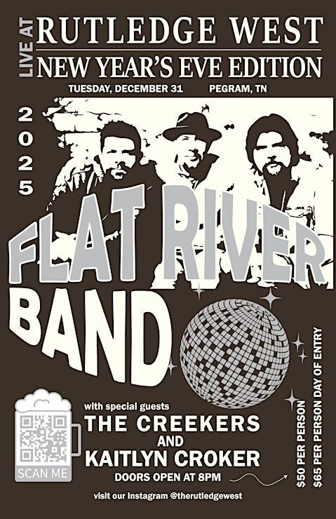 Flat River Band sings 2024 farewell at Rutledge West New Year's Eve Fest