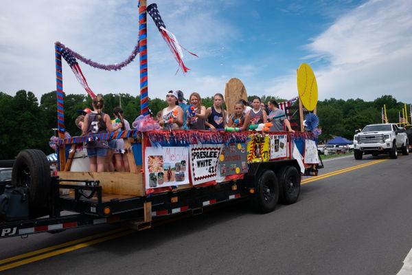 47th annual Pegram July 4th parade stars unique floats