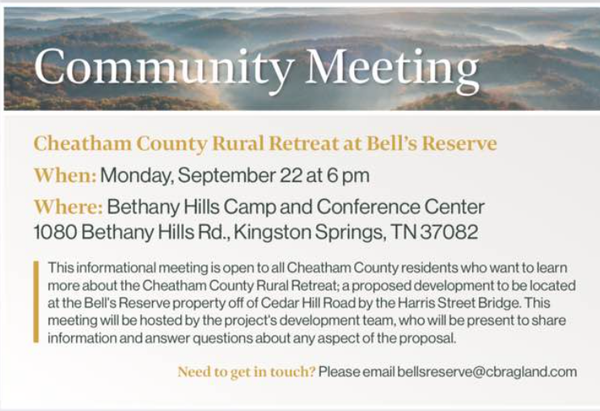 Community meeting set on proposed Narrows resort development