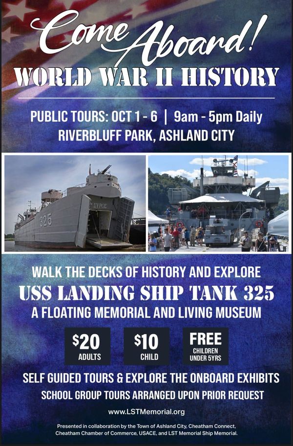 USS LST 325 to dock in Ashland City for Warship Week