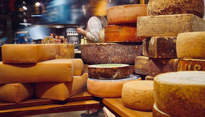 Variety of Cheeses