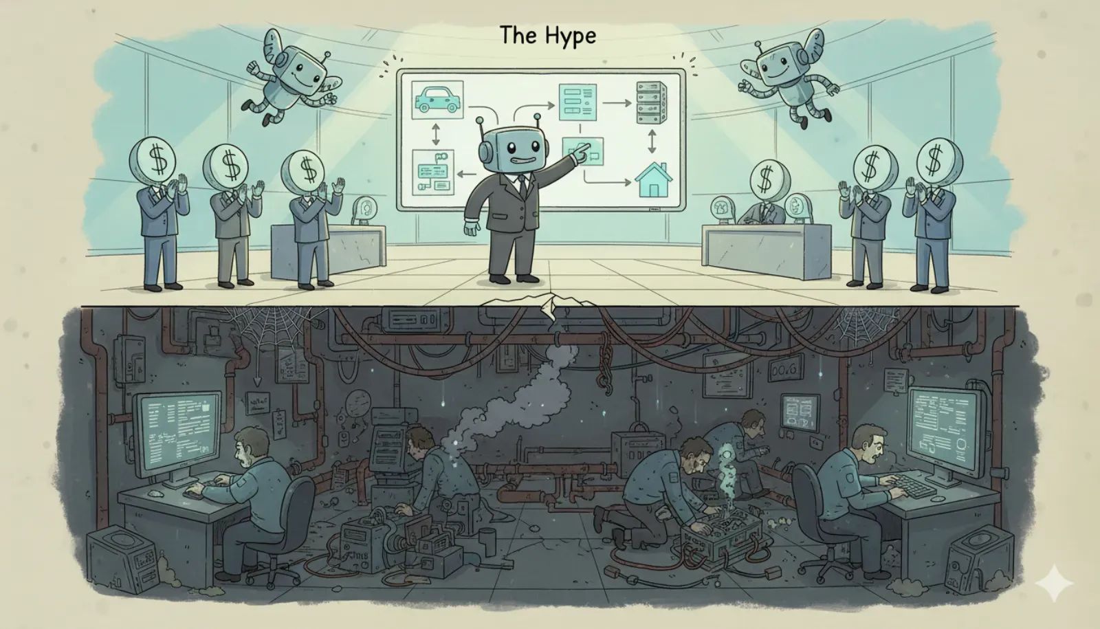 Two KubeCons, One Conference: While Everyone Demos AI Agents, Engineers Are Fighting With Syslogs