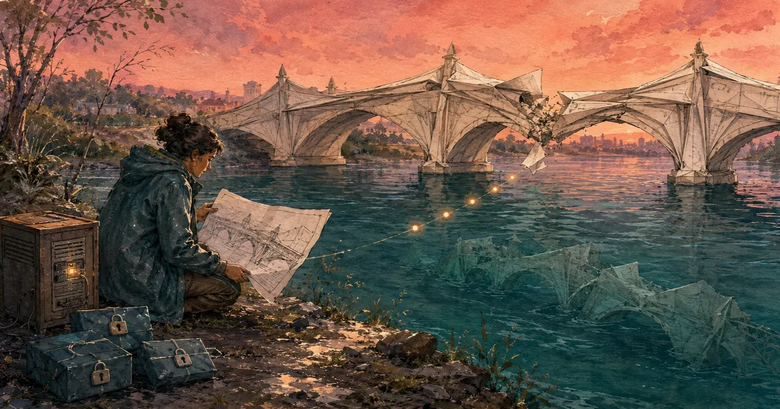 Three Bridges, Same River