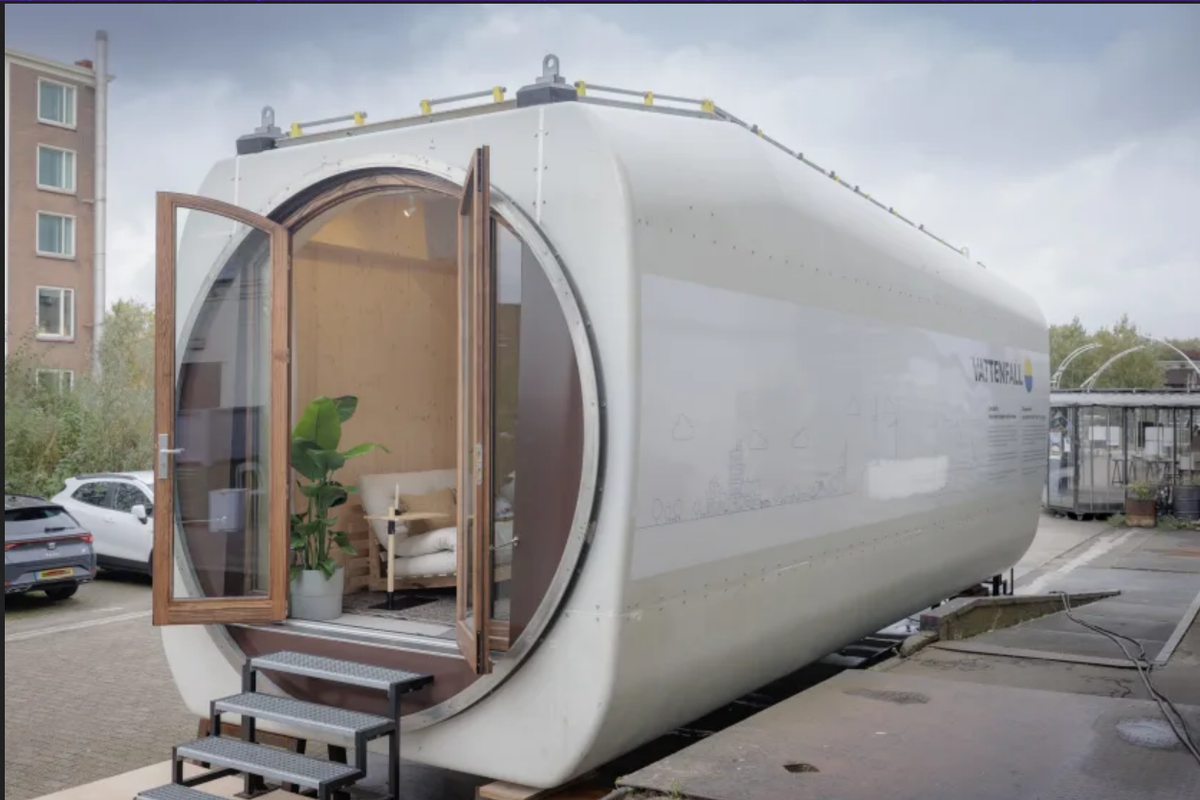 Wind turbines are tough to recycle. These architects are transforming them into micro homes
